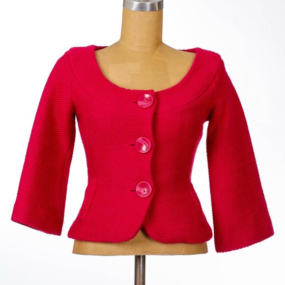 Arden B. Women's Red Blazer - Picture 1 of 5